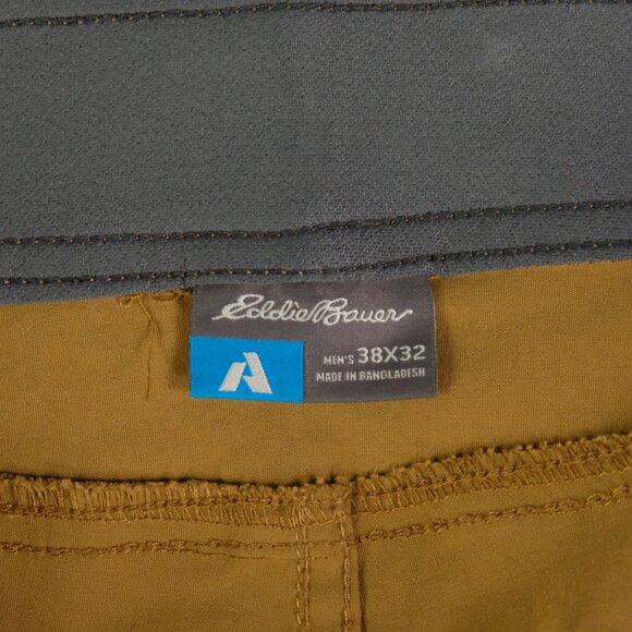 Eddie Buaer First Accent Pants Mens 38X32 Brown Hiking Nylon Lightweight Pockets - Picture 9 of 11